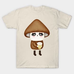 Coffee Lover Mushroom T-Shirt